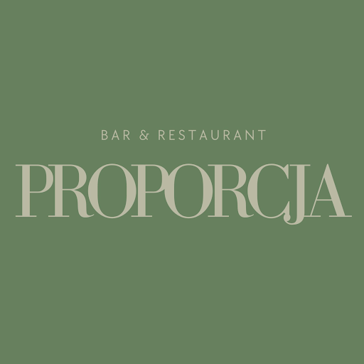 Zdjęcie na okładce dla Proporcja Bar & Restaurant